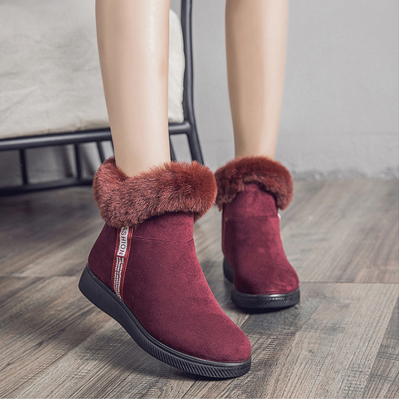 EP | Bottes de neige à la mode avec doublure en fourrure synthétique