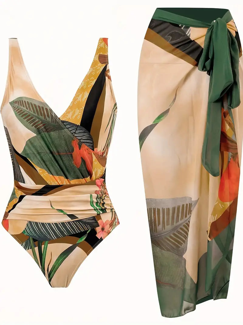 EP | Maillot de bain sexy avec motif tropical