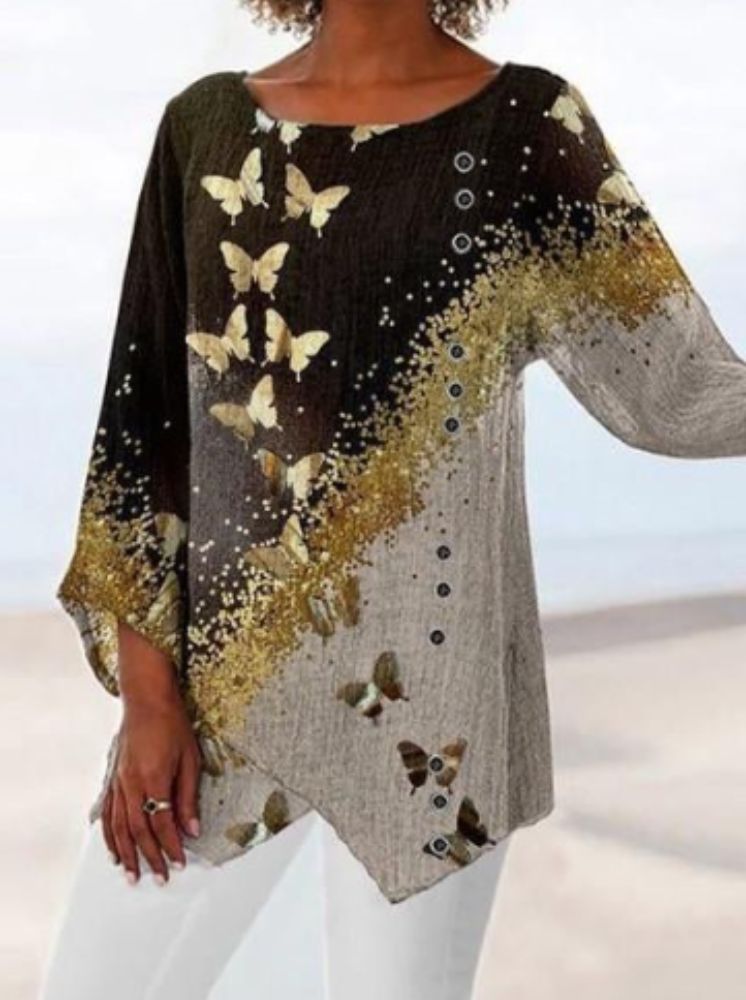 ND | Blouse imprimée multicolore