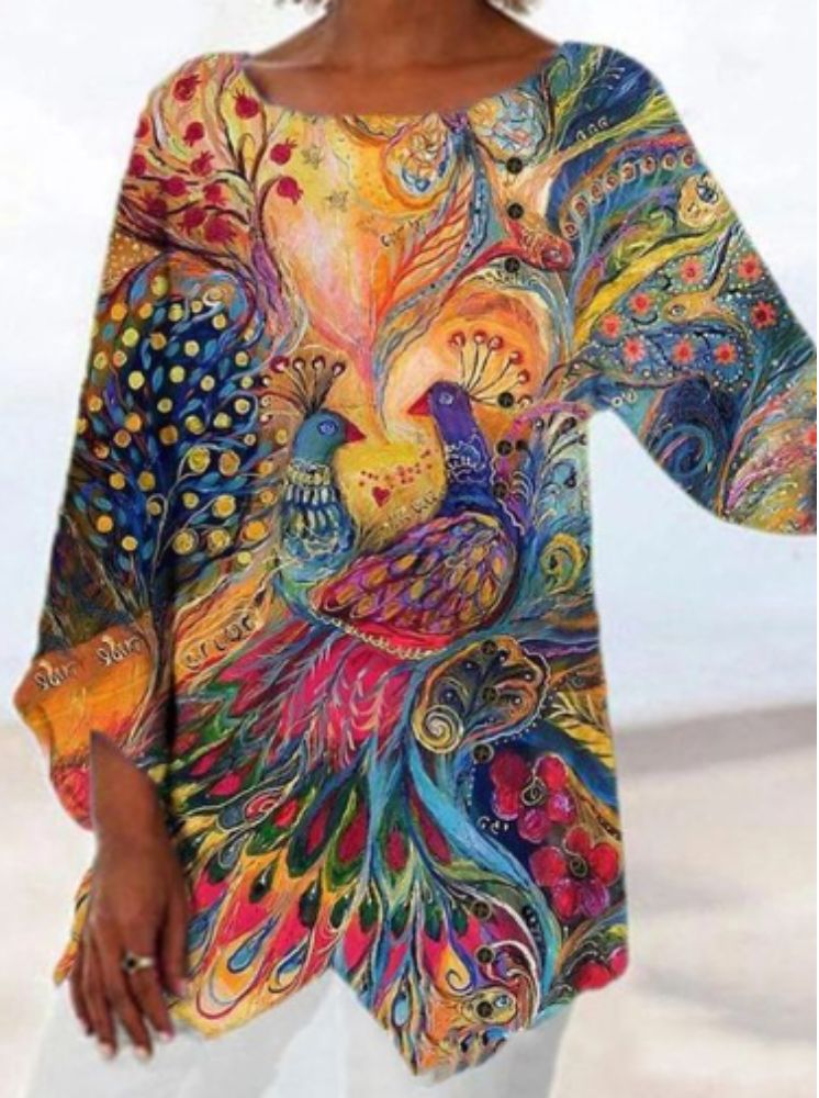 ND | Blouse imprimée multicolore