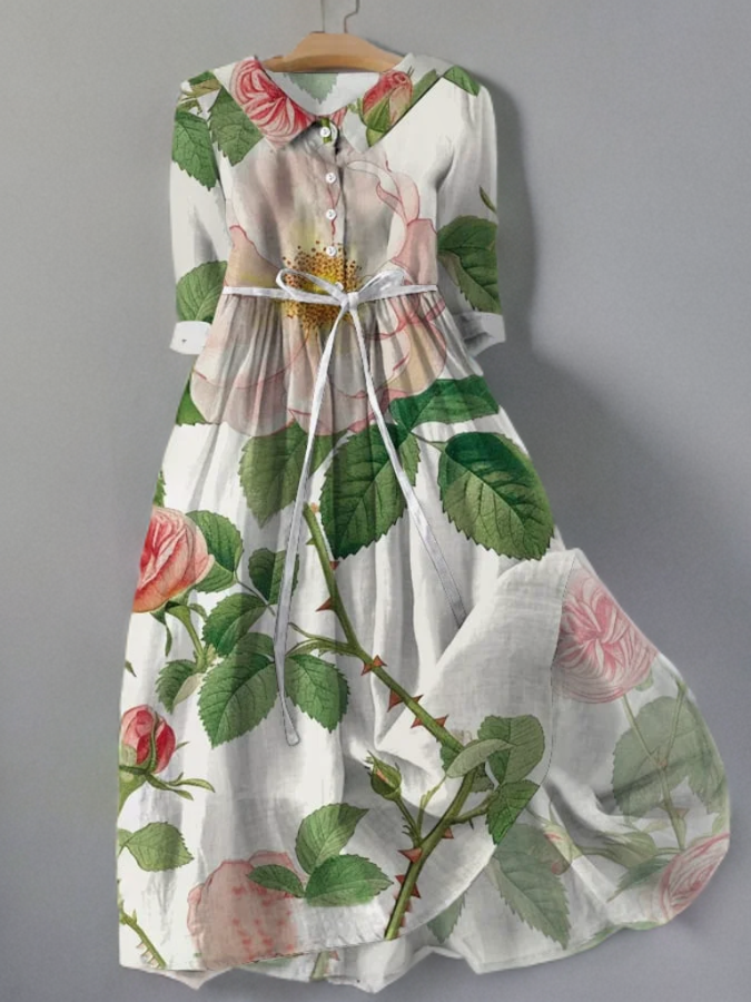 EP | Robe vintage en dentelle fleurie