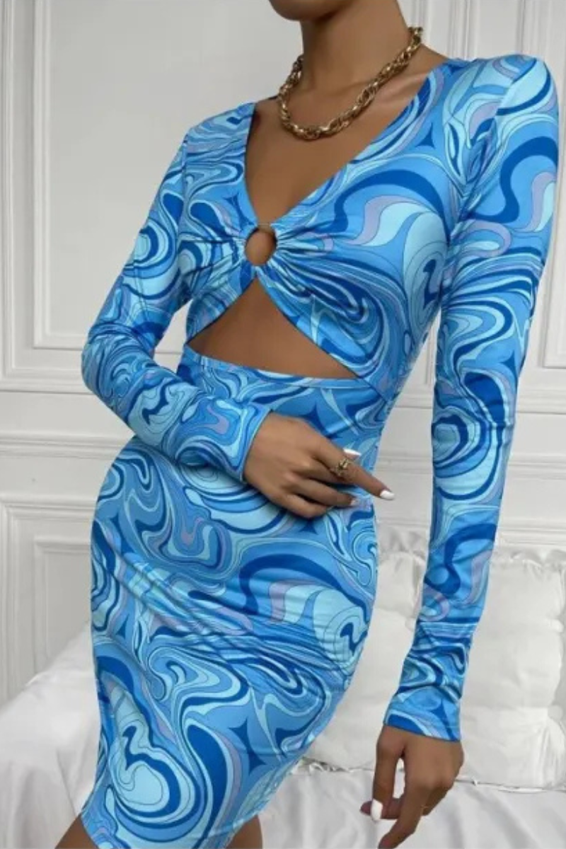 EP | Robe de loisirs moulante et évasée