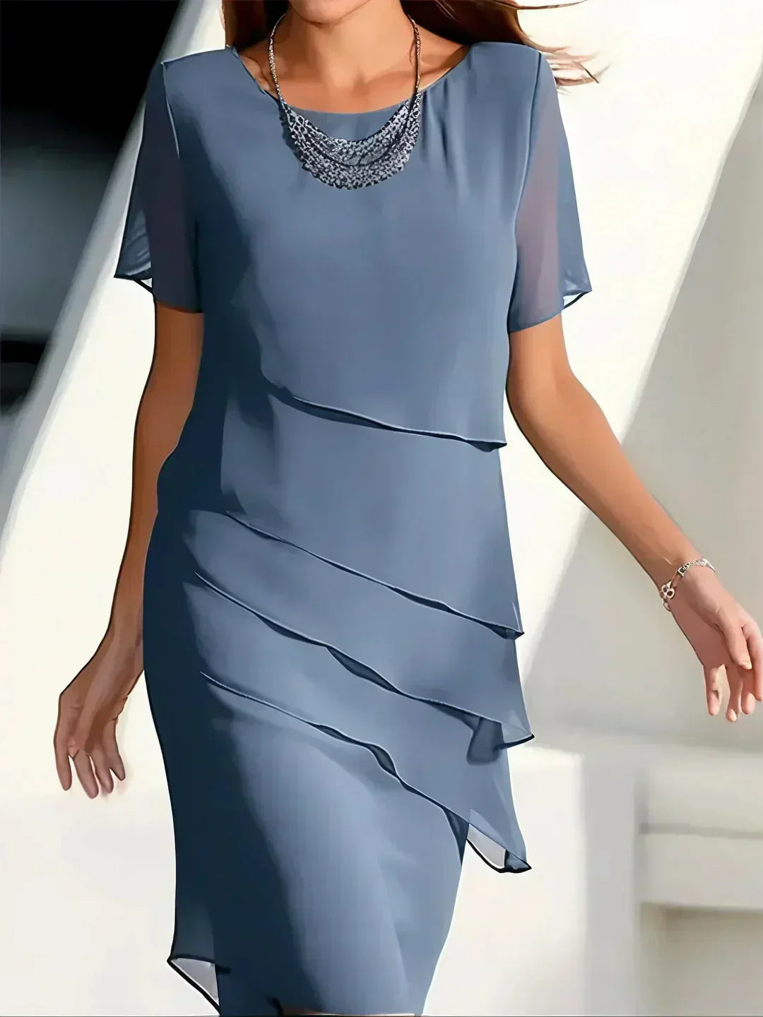 EP | Robe midi légère et élégante pour le printemps