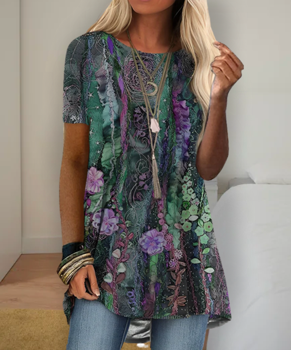 ND | chemise imprimée d'inspiration boho