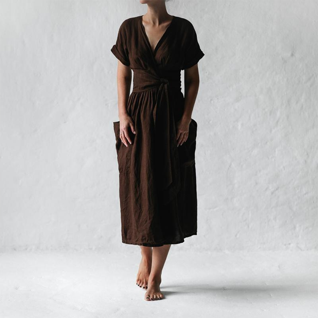 EP | Robe élégante avec décolleté en V