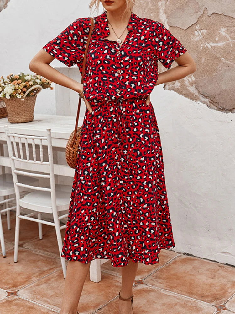 EP | Robe midi bohème chic Parfaite pour l'été