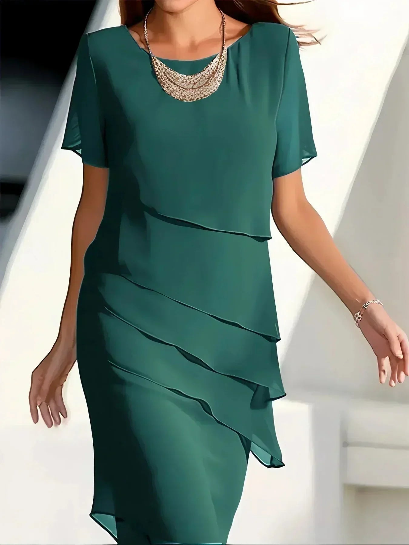 EP | Robe midi légère et élégante pour le printemps