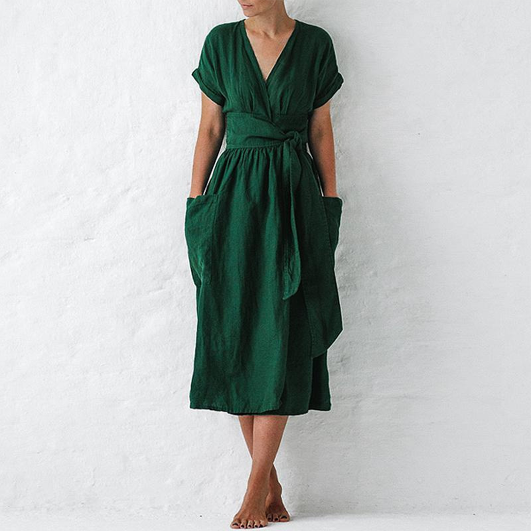 EP | Robe élégante avec décolleté en V