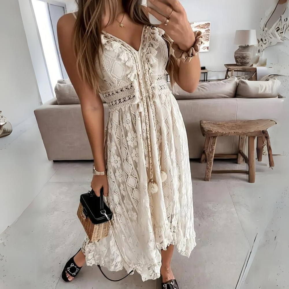 EP | robe en dentelle spaghetti