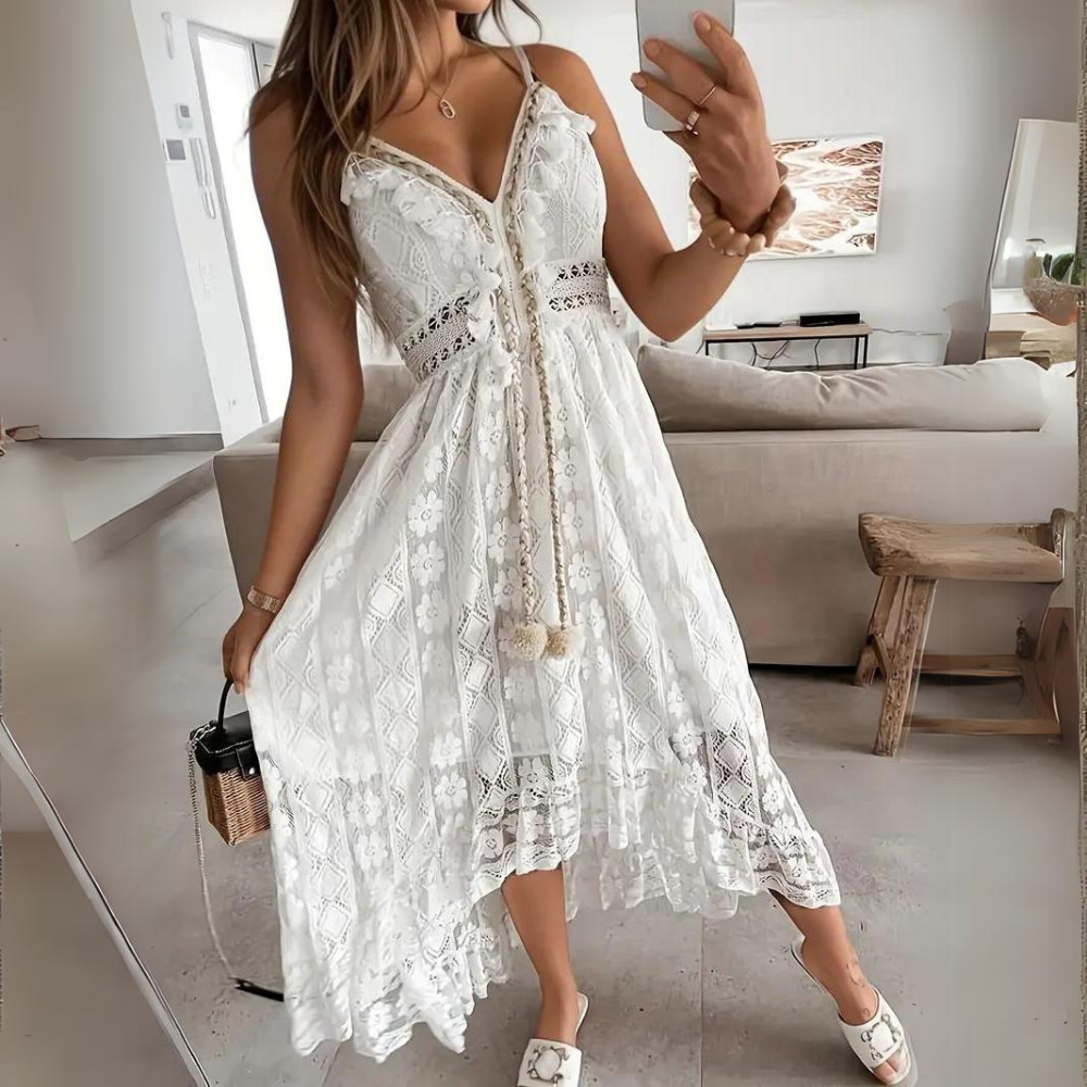 EP | robe en dentelle spaghetti
