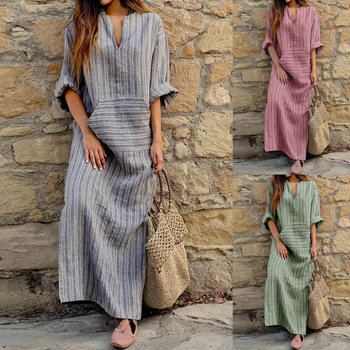 EP | Devyn Robe d'hiver simple et élégante
