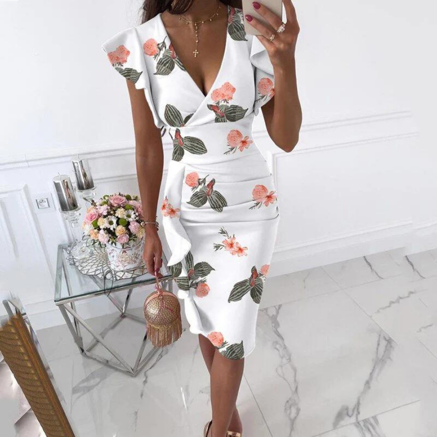 EP | Robe midi élégante pour l'été