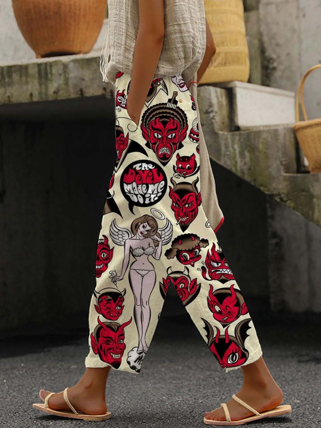 Cool et décontracté Pantalon