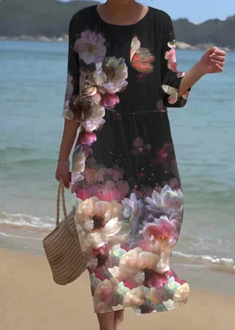 ND | Maxi robe à fleurs
