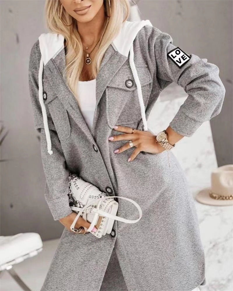 EP | Manteau stylé avec capuche