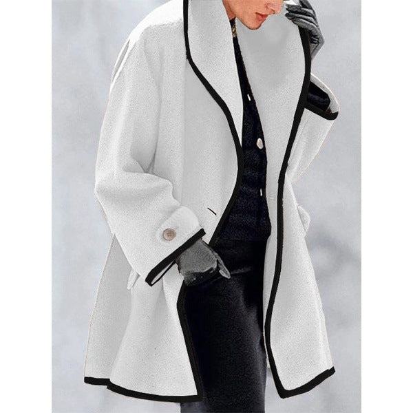 EP | Manteau élégant à col large
