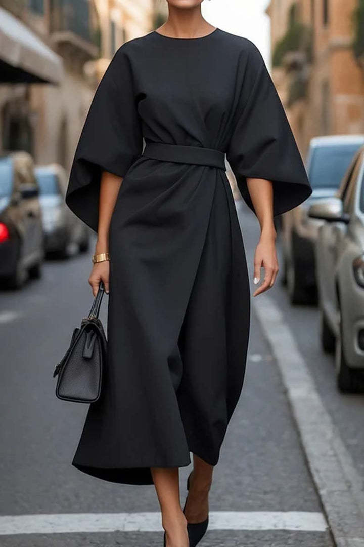 EP | Robe mi-longue chic avec ceinture