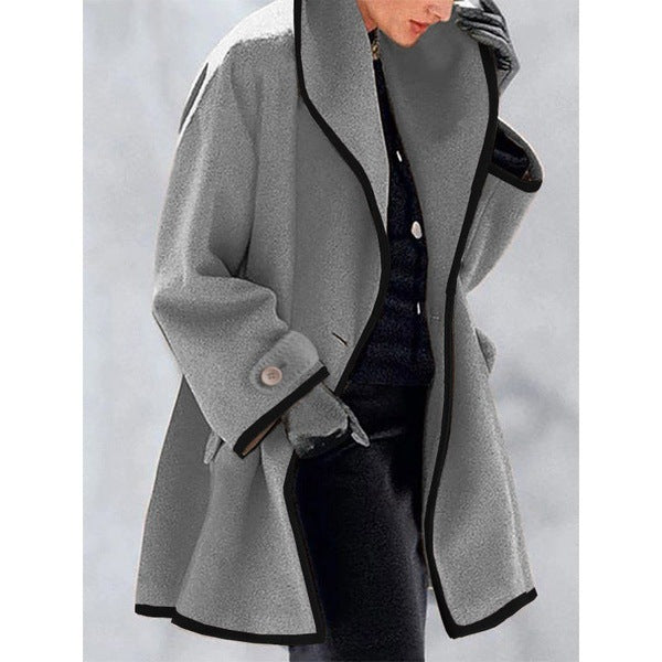 EP | Manteau élégant à col large