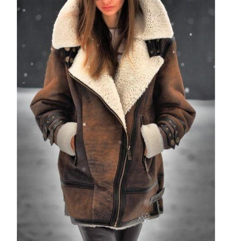EP | Manteau stylé à col large