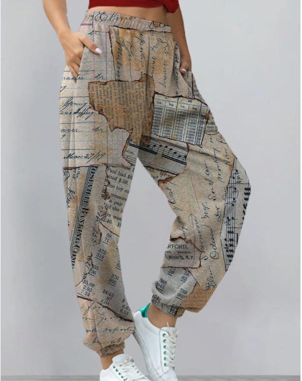 ND | Pantalon imprimé streetwear chic et stylé