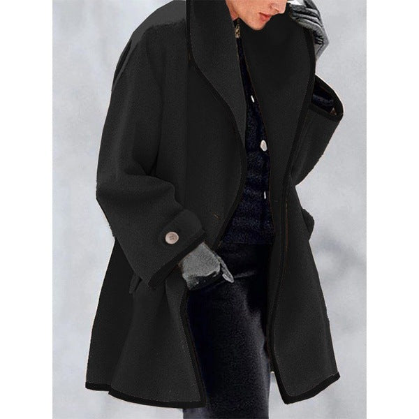EP | Manteau élégant à col large