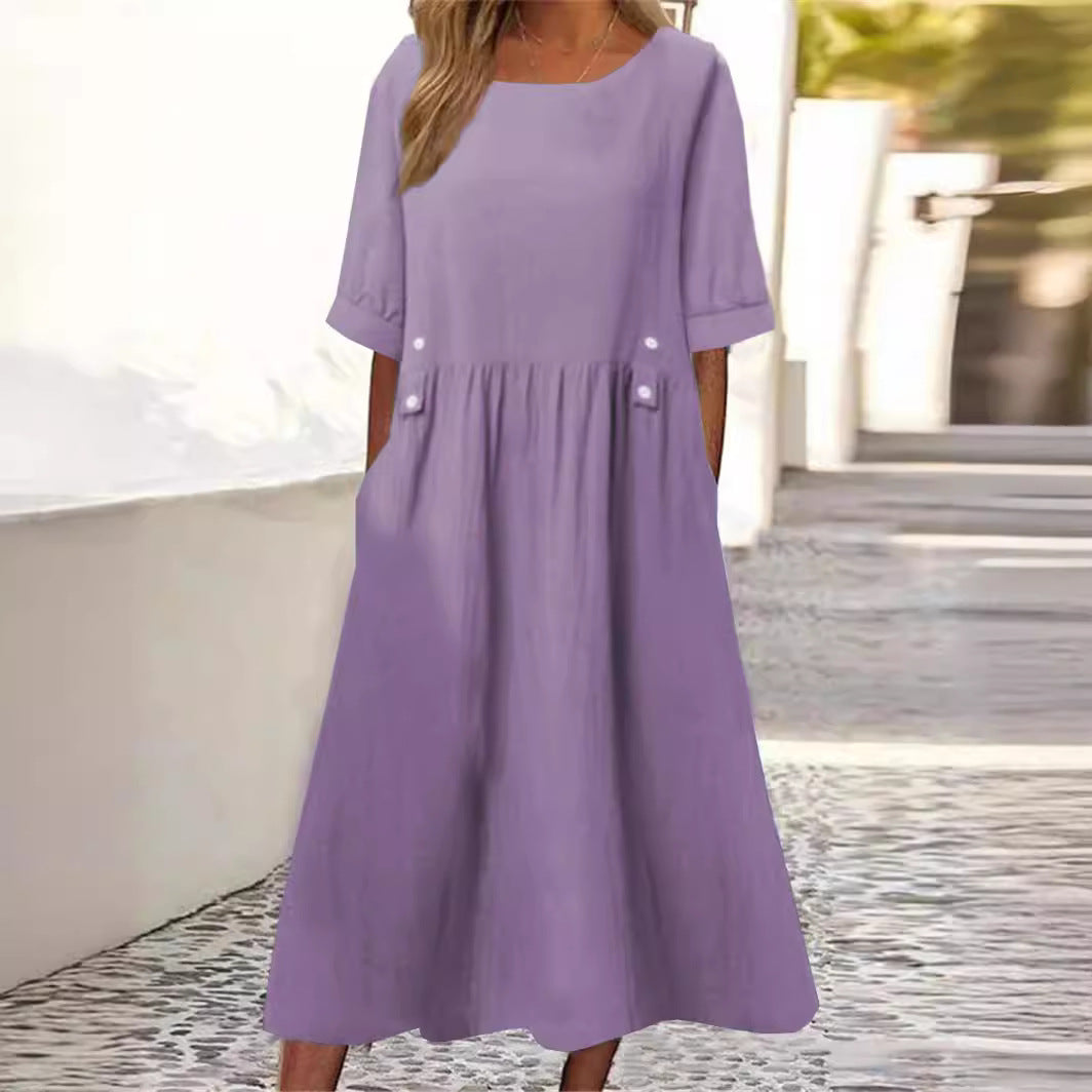 EP | Robe midi décontractée
