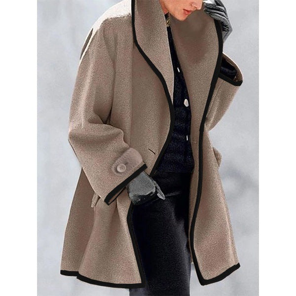EP | Manteau élégant à col large