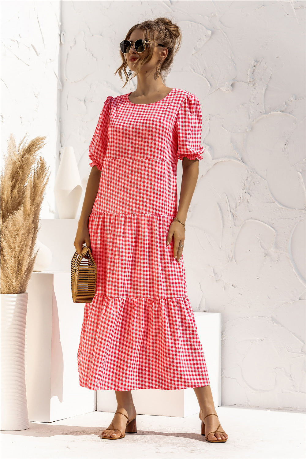 EP | robe midi vichy pour tous les jours