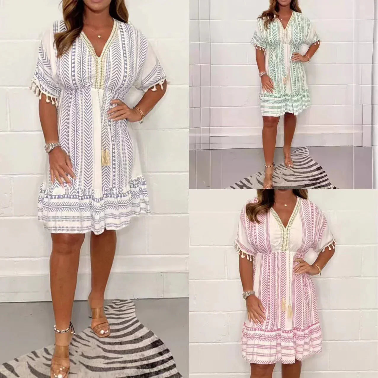 EP | Robe de loisirs avec décolleté en V