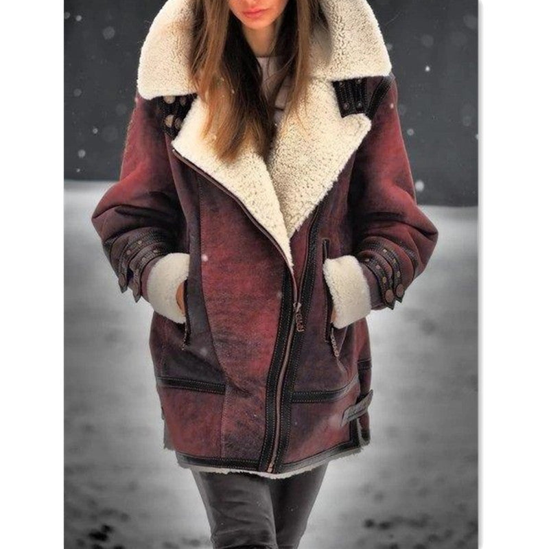 EP | Manteau stylé à col large