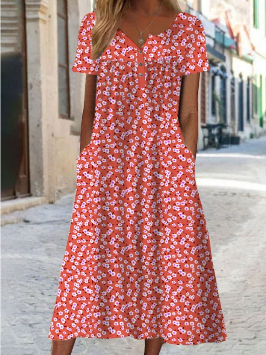 EP | Casual Jurk Met Bloemenprint