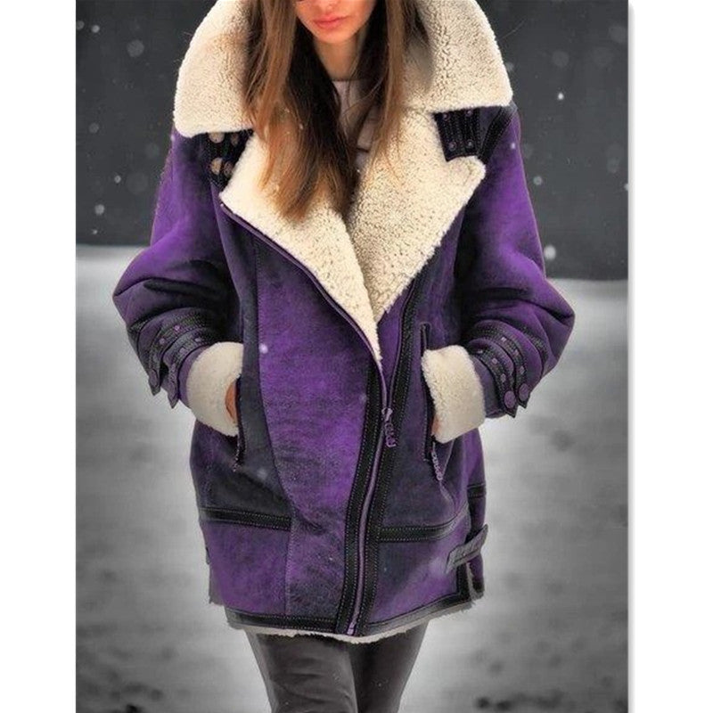 EP | Manteau stylé à col large