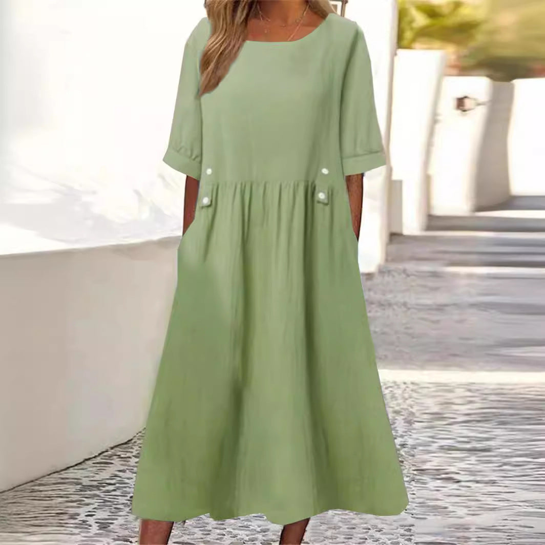 EP | Robe midi décontractée