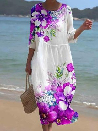 ND | Maxi robe à fleurs
