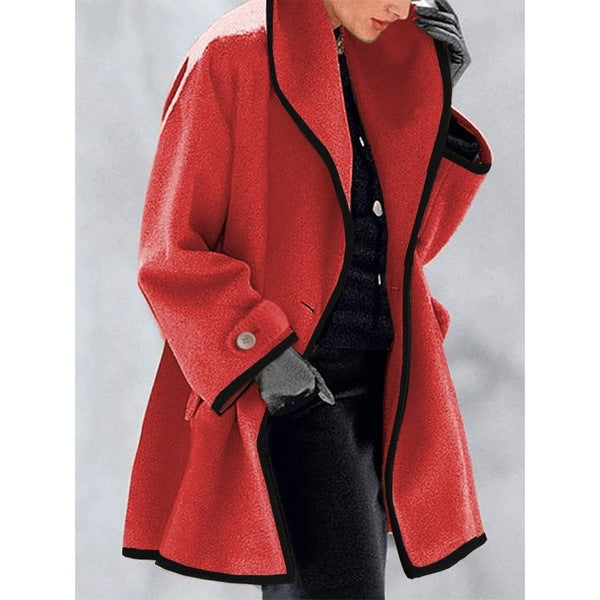 EP | Manteau élégant à col large