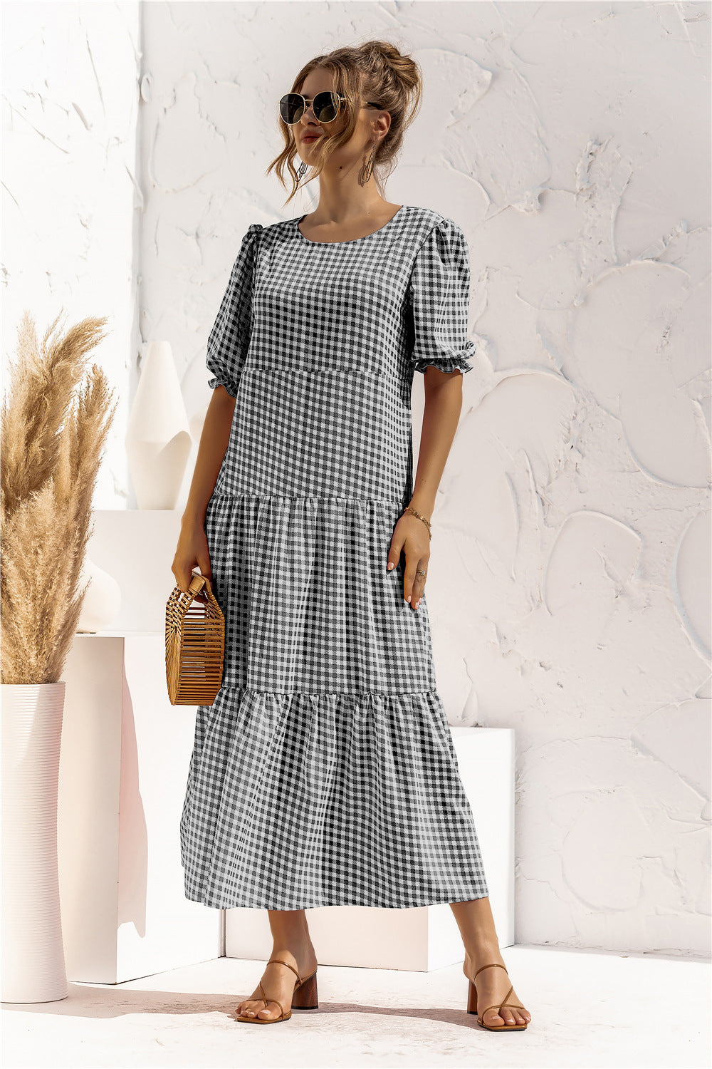 EP | robe midi vichy pour tous les jours