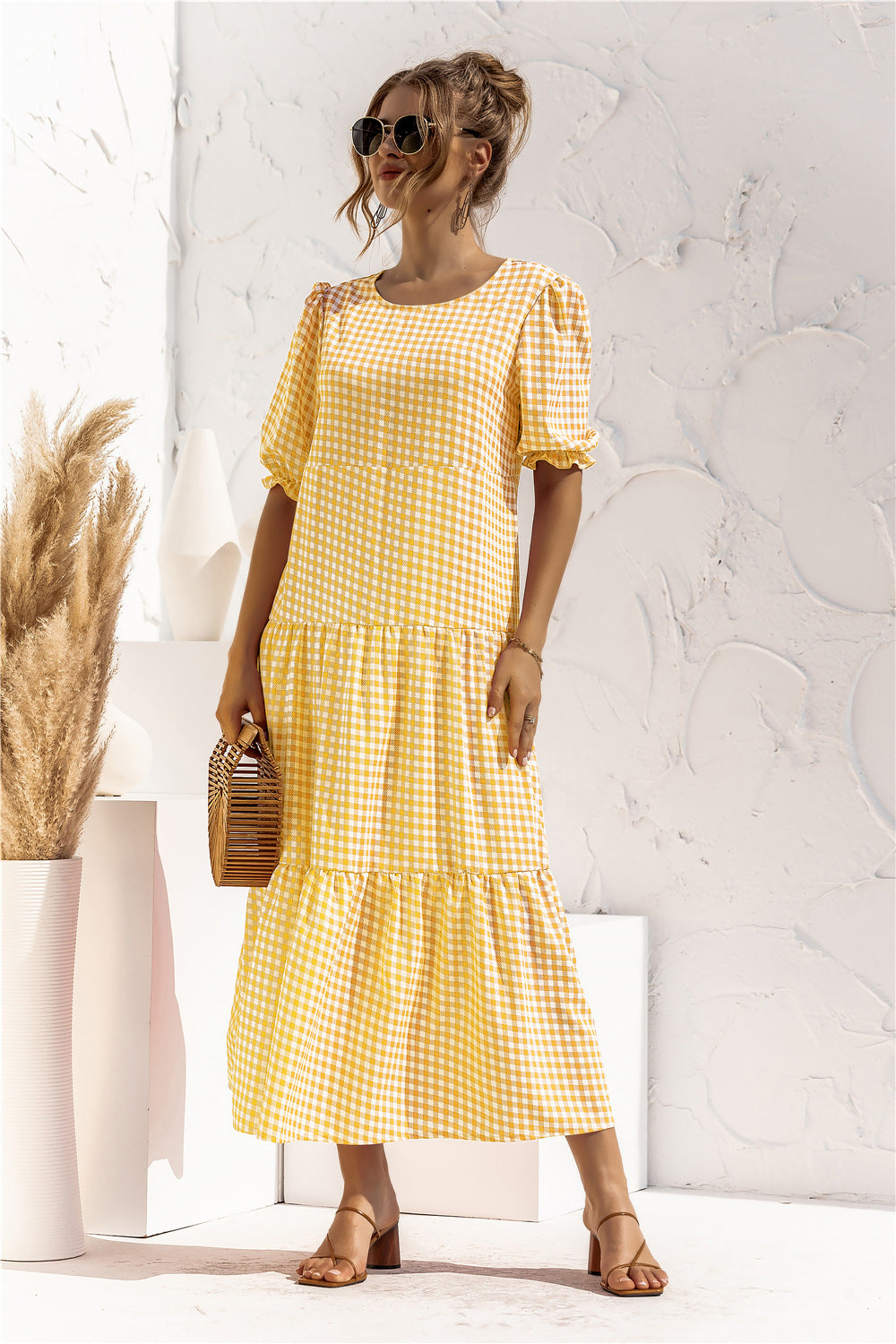 EP | robe midi vichy pour tous les jours