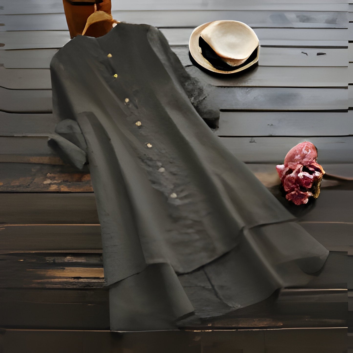 EP | Robe d'été en coton et lin grande taille