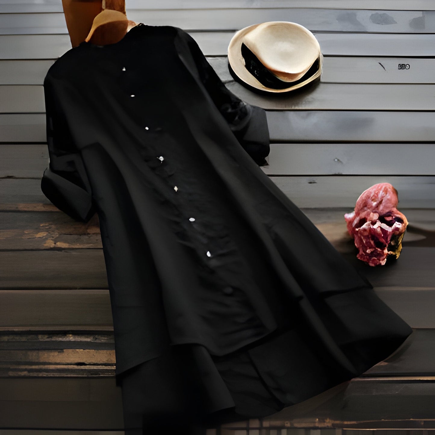 EP | Robe d'été en coton et lin grande taille