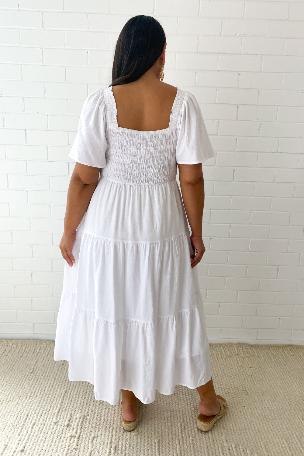 EP | Robe midi féminine off-shoulder