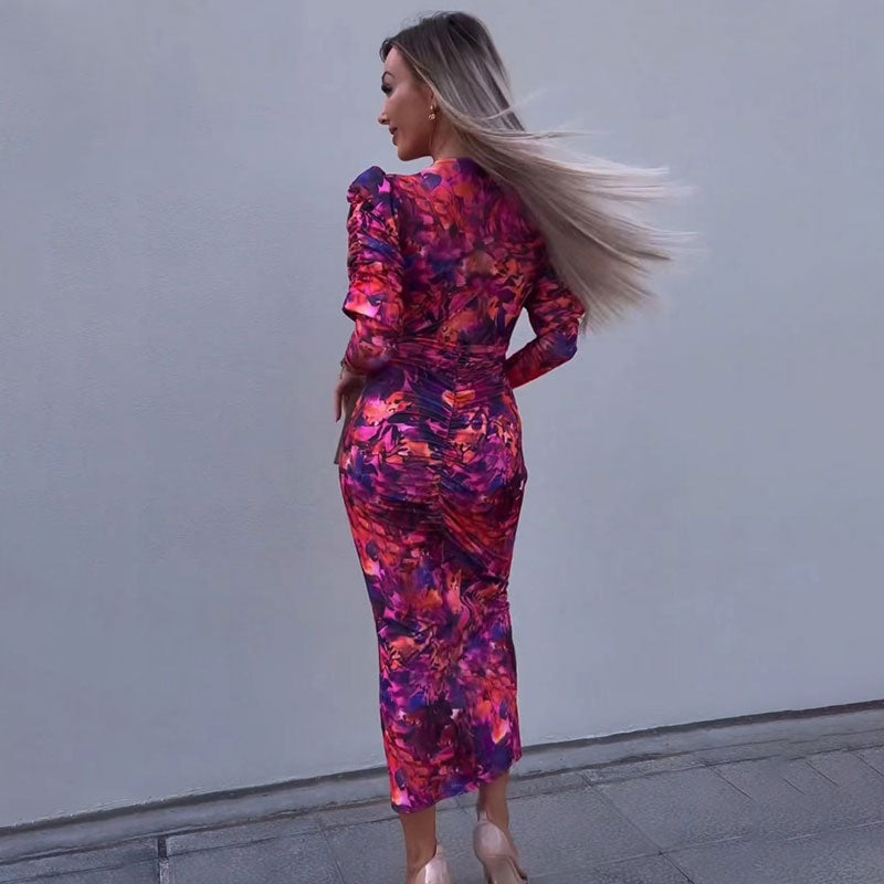 EP | Maxi-robe à manches longues