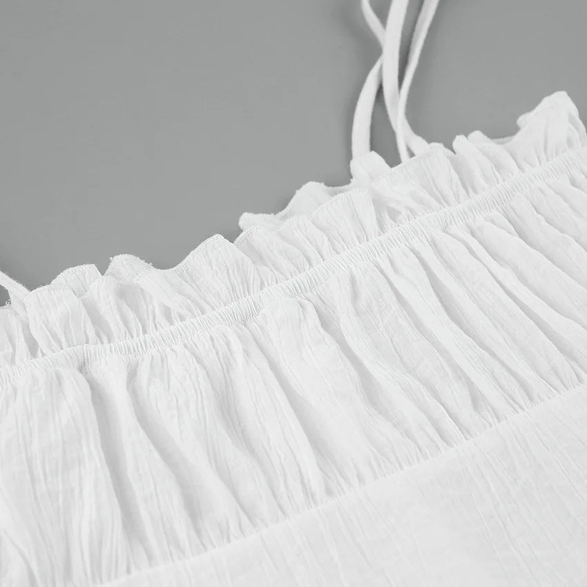 EP | Robe d'été blanche à lacets