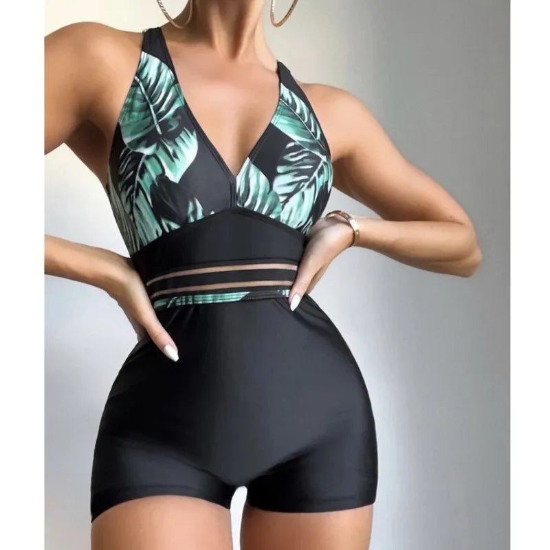 EP | Push Up Maillot de bain été Sexy une pièce Imprimé