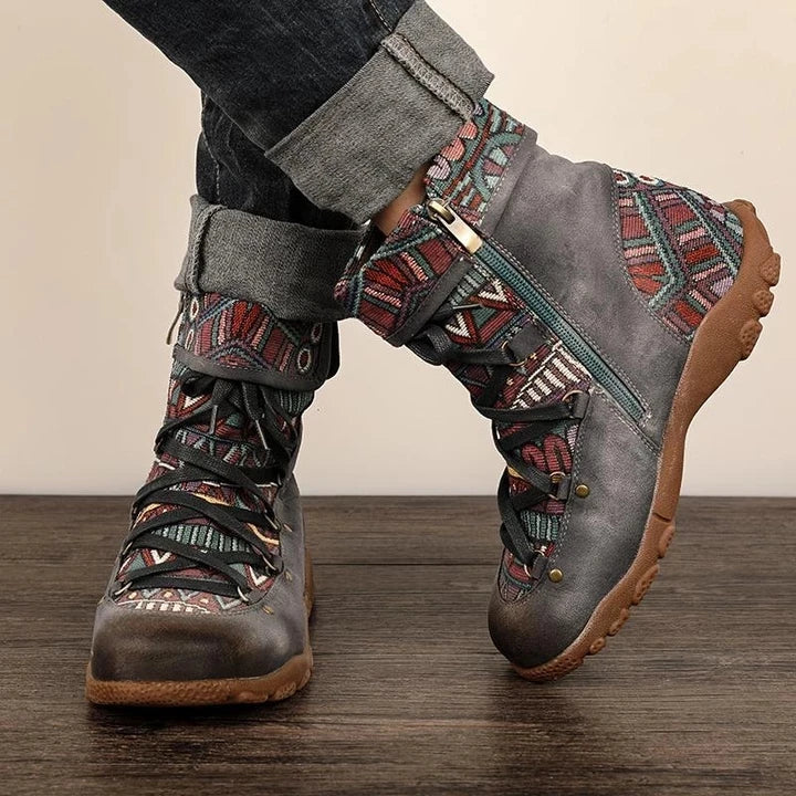 ND | Bottes à lacets boho