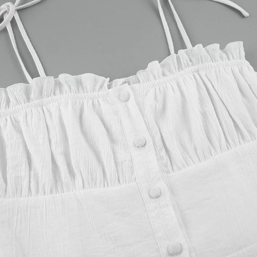EP | Robe d'été blanche à lacets