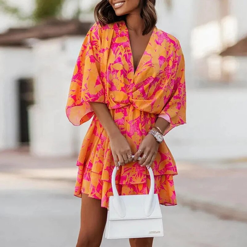 EP | Robe à motifs floraux