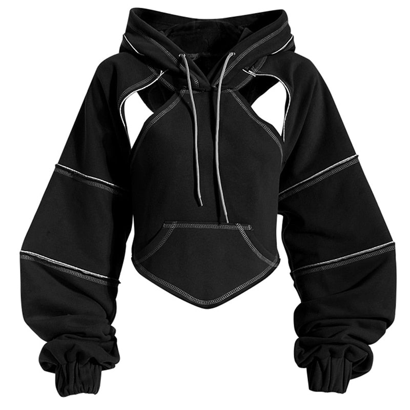 ND | Sweat à capuche décolleté Edgy Cutout