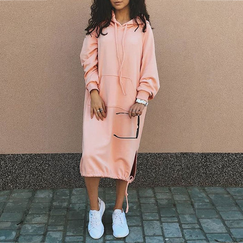 EP | Robe longue avec capuche