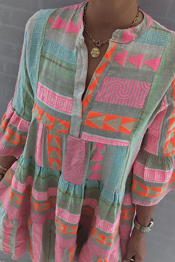 EP | Robe midi boho vibrante