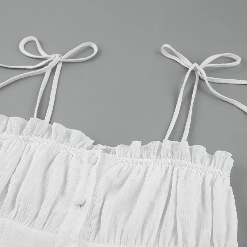 EP | Robe d'été blanche à lacets